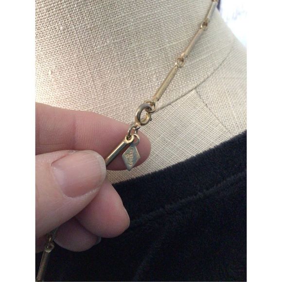 Vintage Sarah Coventry Necklace 27” Gold Cream Beaded Necklace 🍁🍂 - Picture 7 of 11